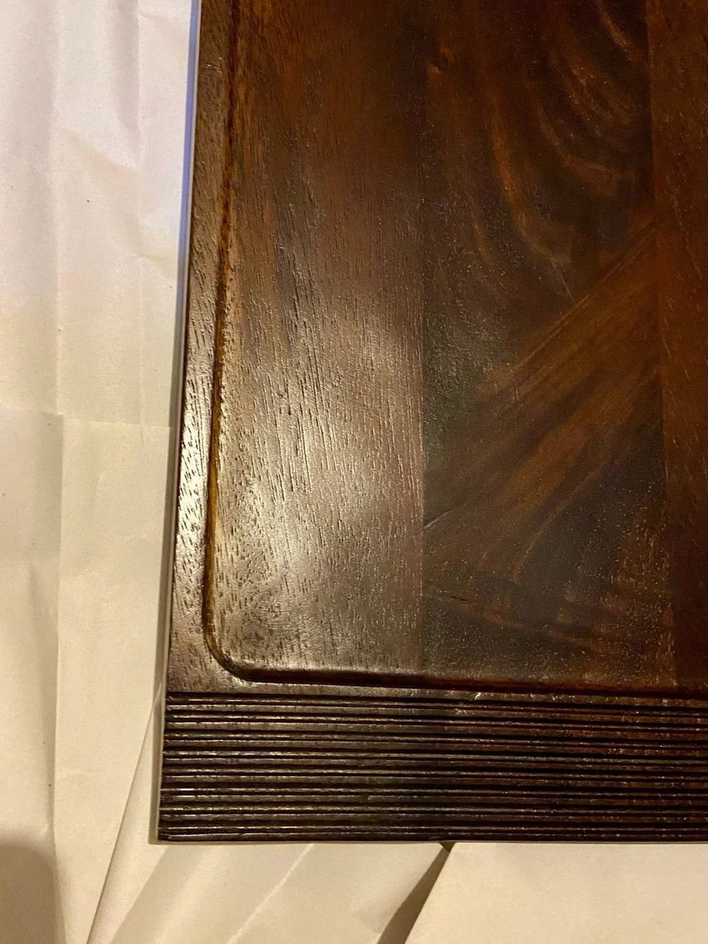 NWB - Nambe Origin Acacia Wood Tray 18inches, Wooden Serving Platter - Picture 6 of 9